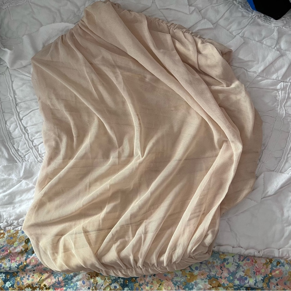 SHEIN corset top in nude